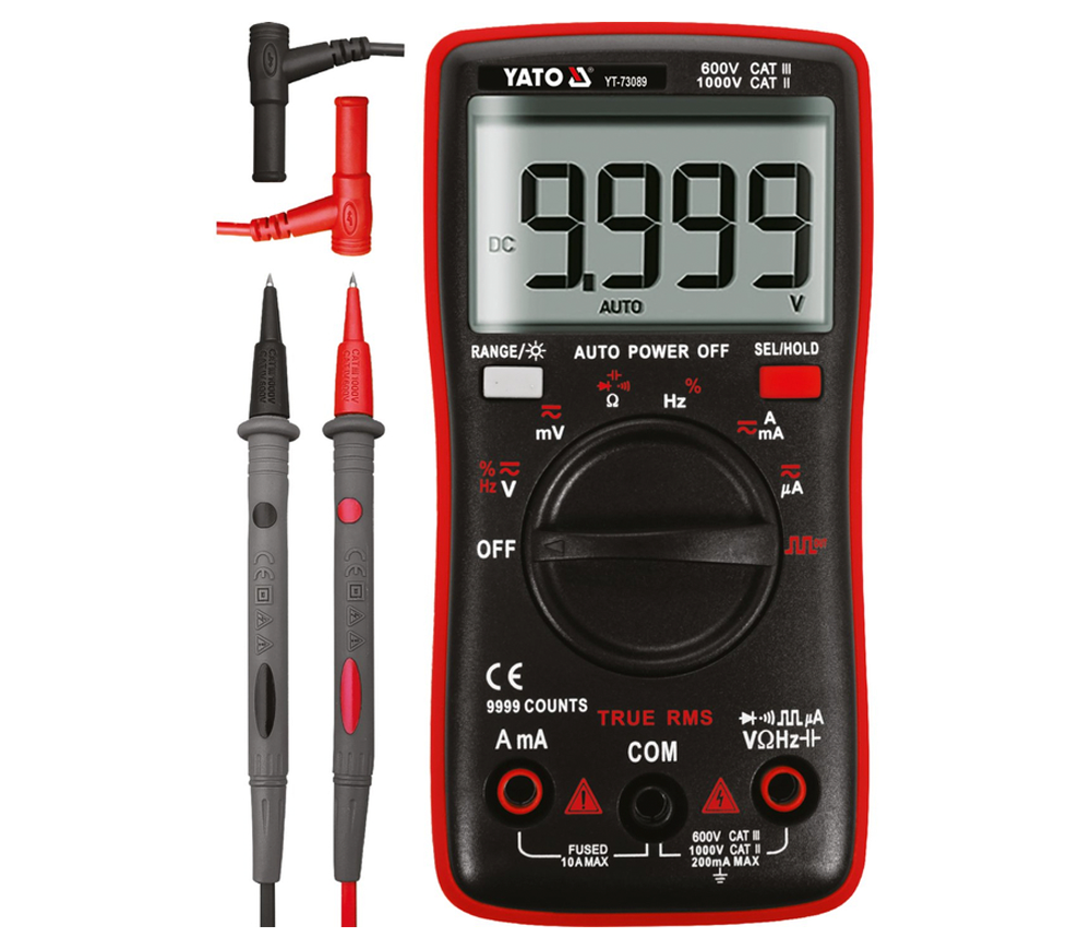 Multimetru digital YATO YT73089 0/1000V 0/10A-3