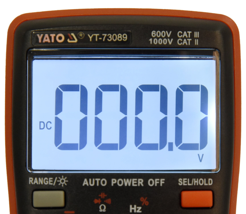 Multimetru digital YATO YT73089 0/1000V 0/10A-4