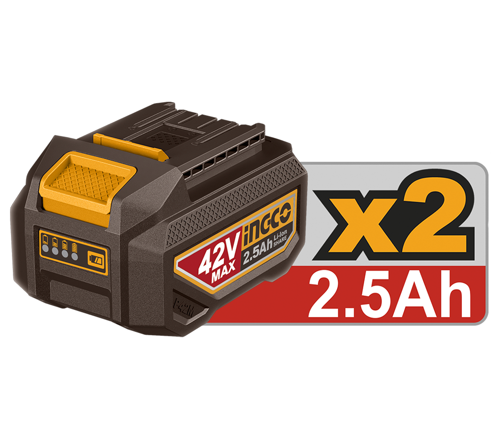 Ciocan rotopercutor cu acumulator INGCO CRHLI422882 4.5J 42V 2.5Ah-5
