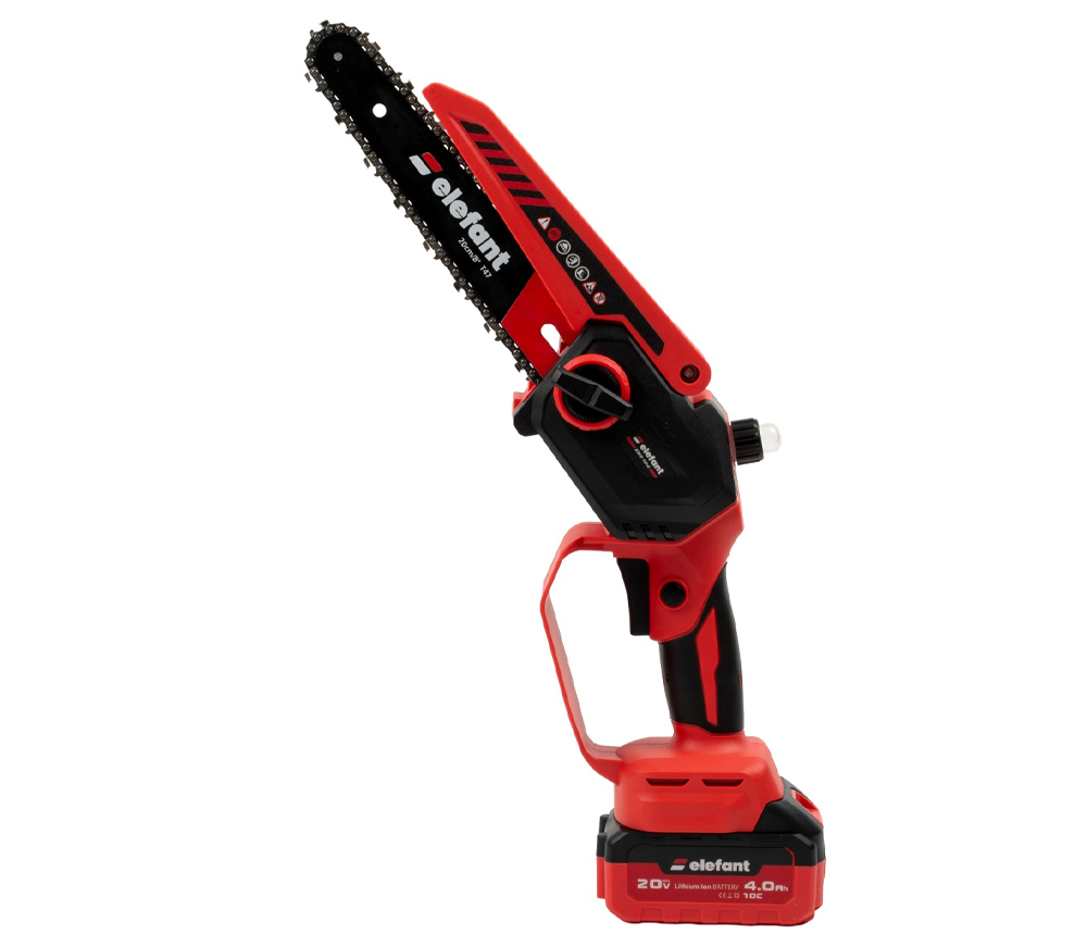 Fierăstrău cu lanț cu acumulator Elefant EBS-104 200/250mm 20V 4Ah