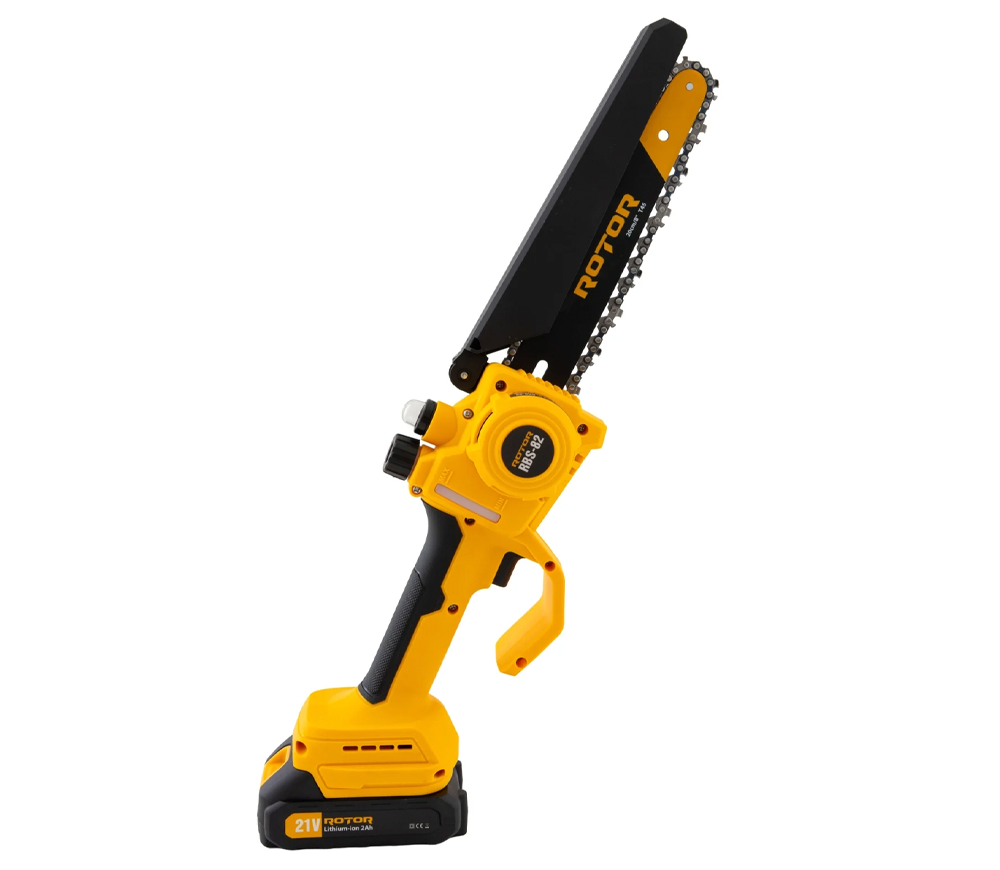 Fierăstrău cu lanț cu acumulator ROTOR RBS-82 200mm 21V 2Ah-3