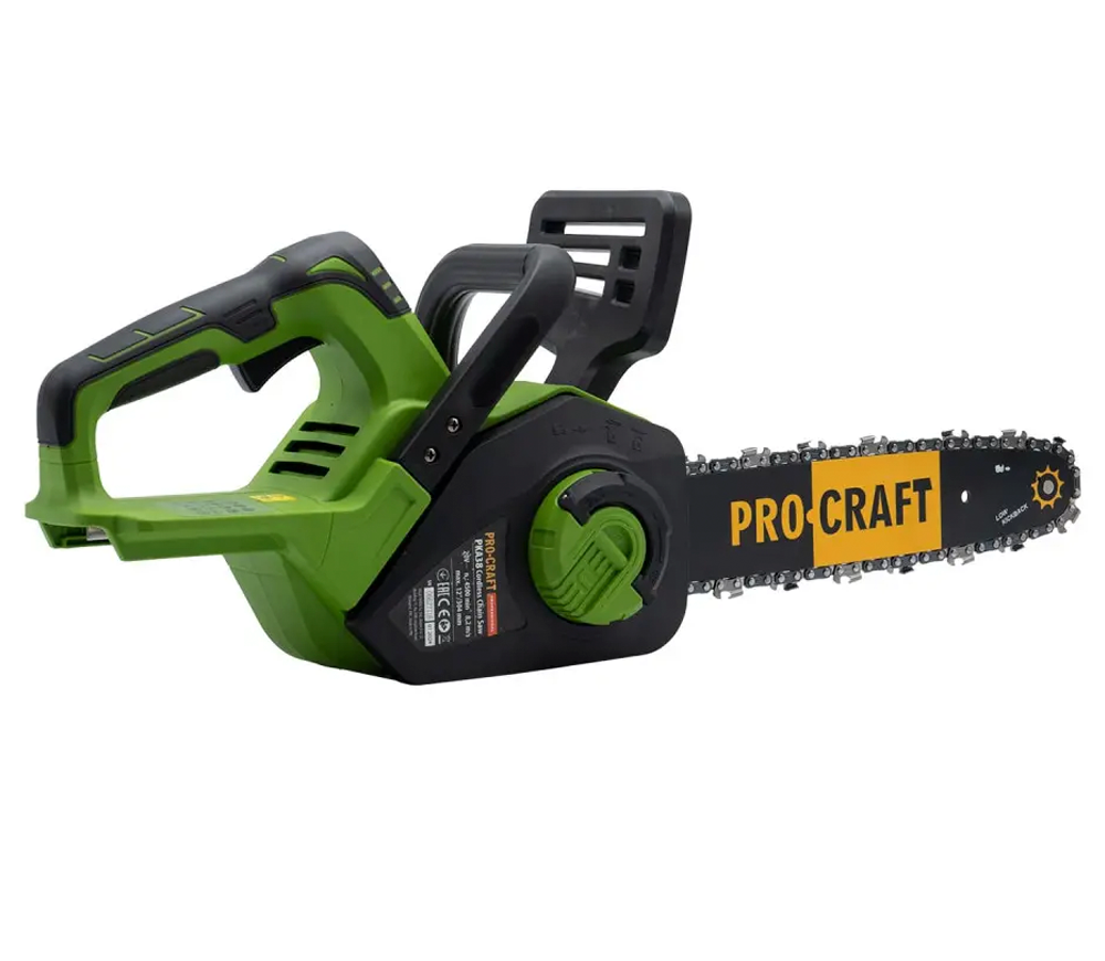 Fierăstrău cu lanț cu acumulator (fără bat) ProCraft PKA38 300mm 20V-3