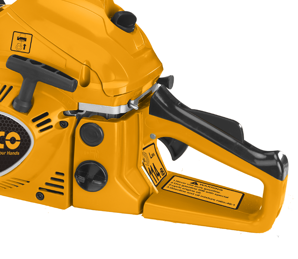 Цепная пила бензиновая INGCO GCS5451811 455мм 46см3-4