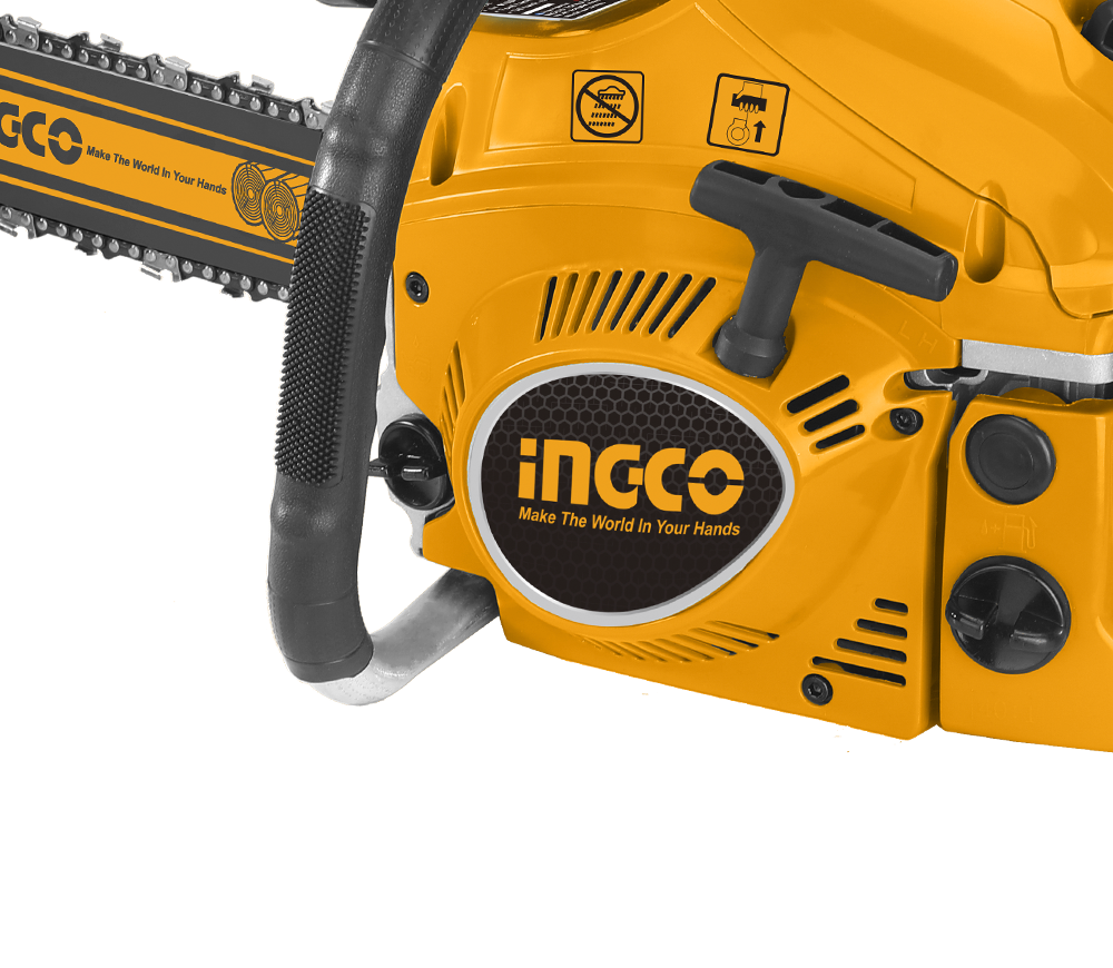 Цепная пила бензиновая INGCO GCS5451811 455мм 46см3-5