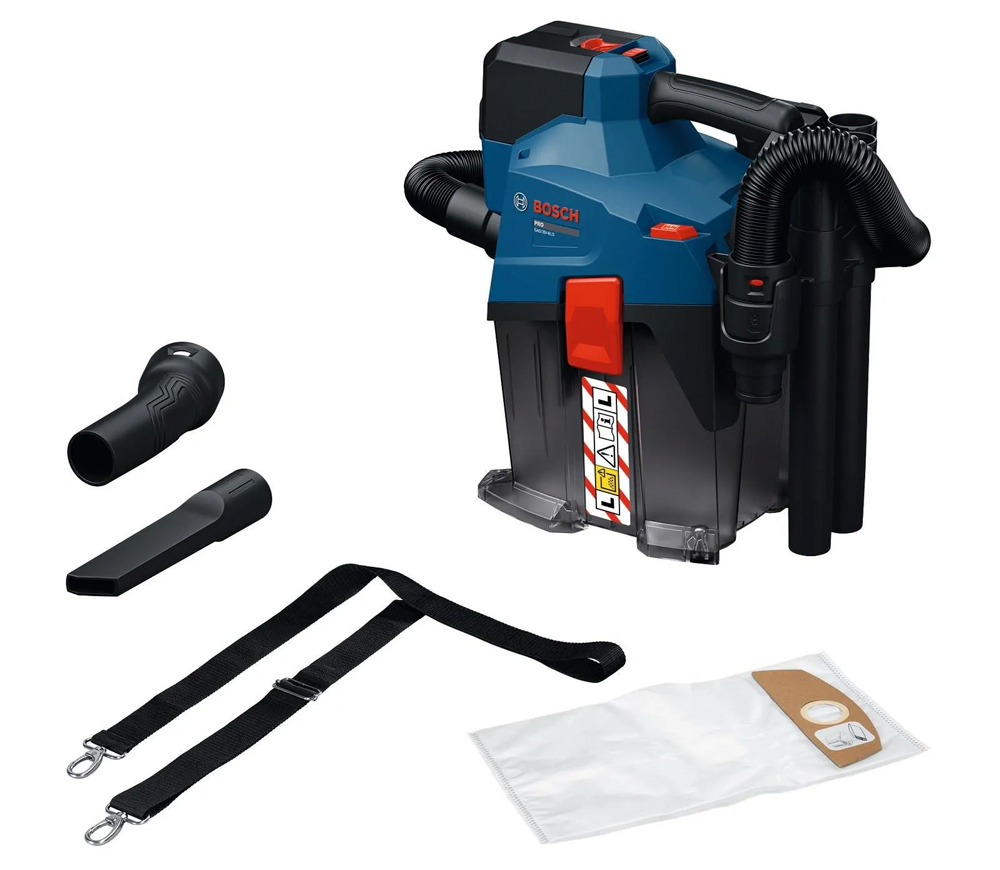 Aspirator industrial cu accumulator (fără bat) BOSCH 18V  GAS 18V-6LS 129mbar 6L