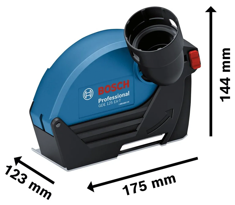 Кожух для углошлифовальных машин BOSCH GDE 125 EA-T  115/125мм-2