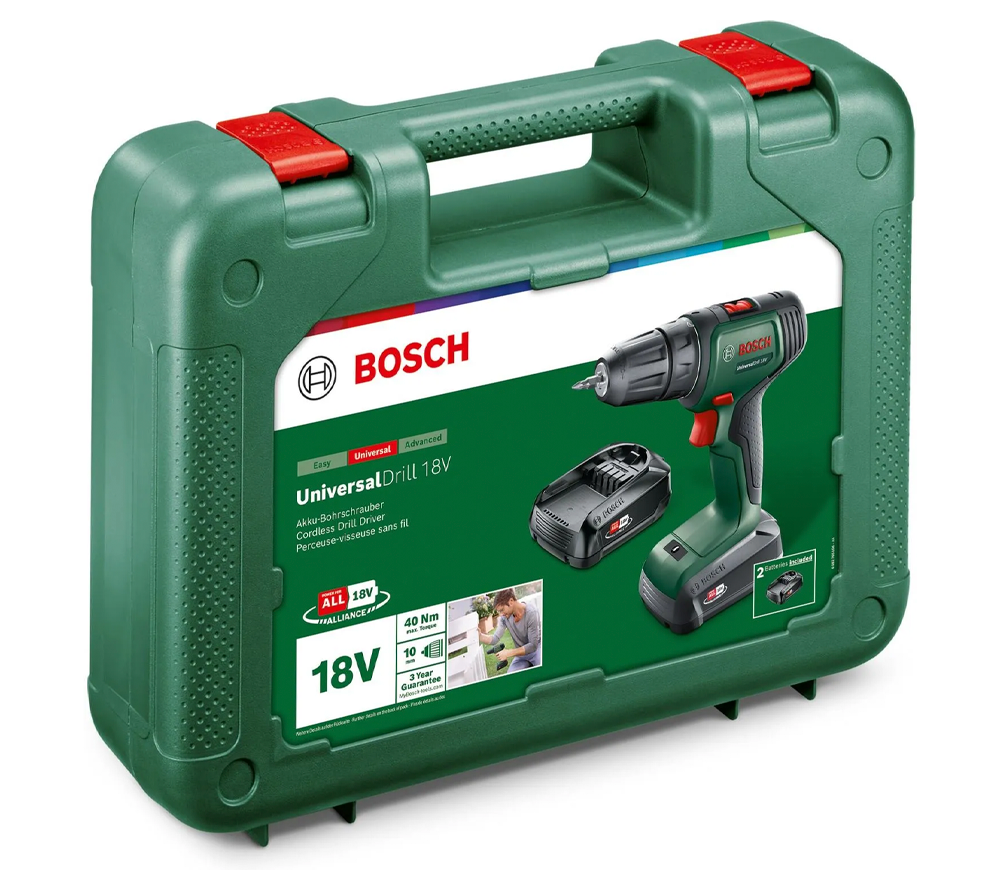 Mașină de înșurubat cu acumulator BOSCH UniversalDrill 18V 18V 1.5Ah-5