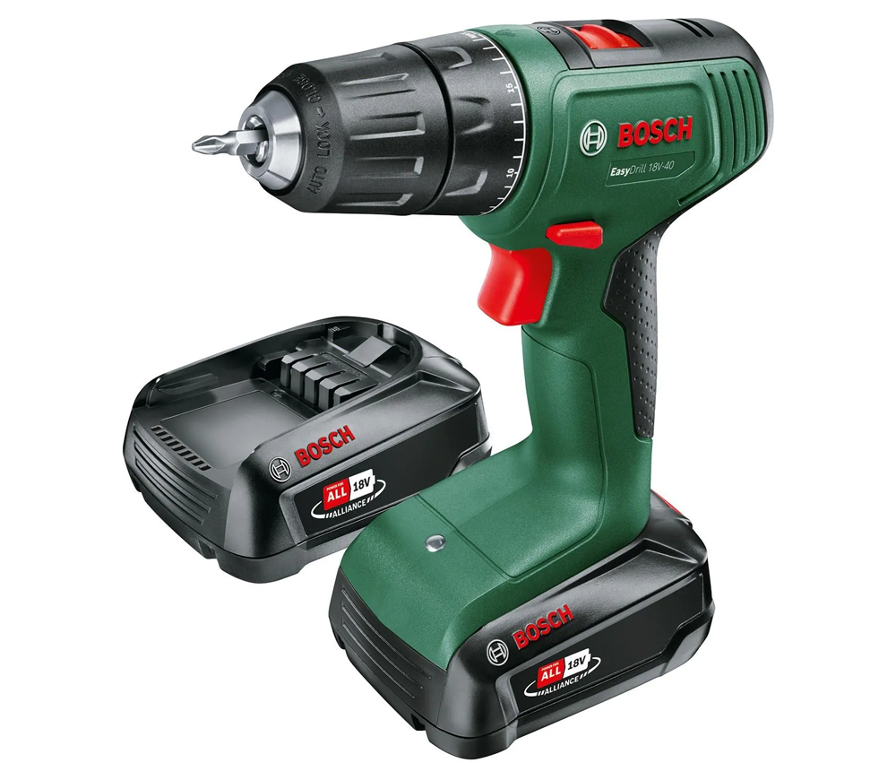 Mașină de &icirc;nșurubat cu acumulator BOSCH EasyDrill 18V-40 18V 2Ah
