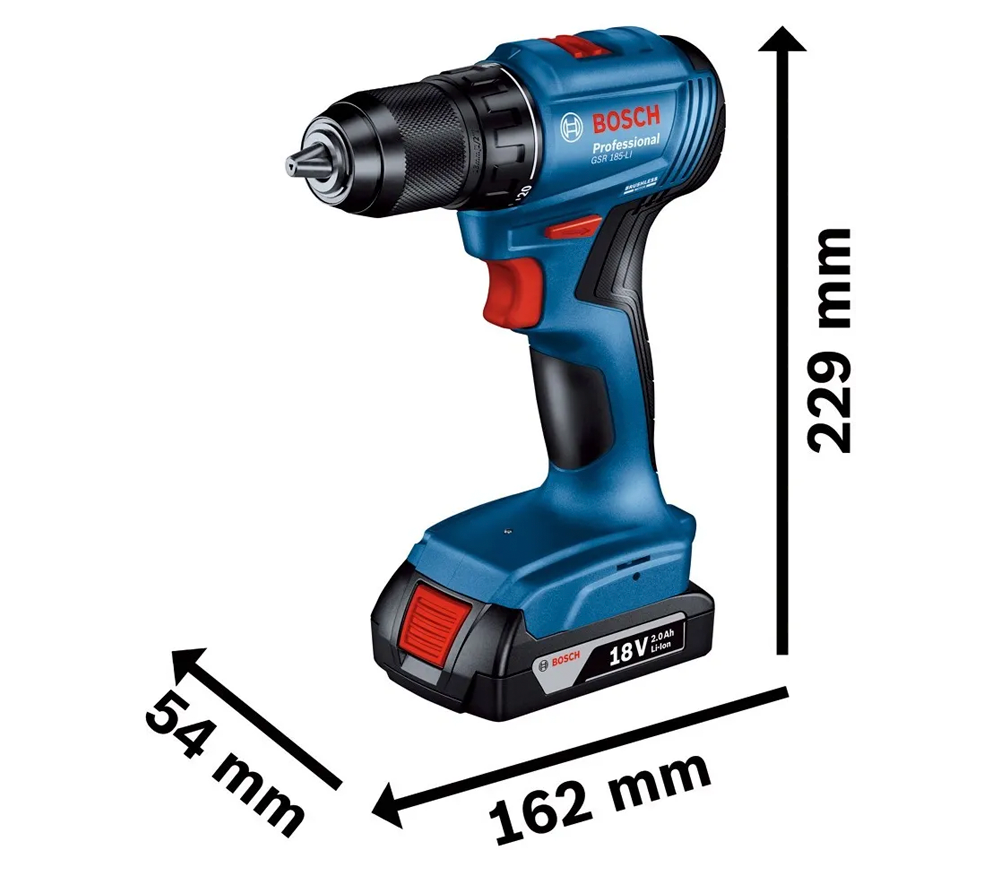 Mașină de înșurubat cu acumulator (fără bat.) BOSCH GSR 185-LI 18V-2