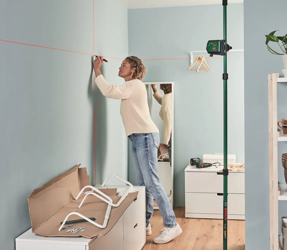 Телескопическая штанга для нивелиров BOSCH TP 320 3200мм 1/4"-4