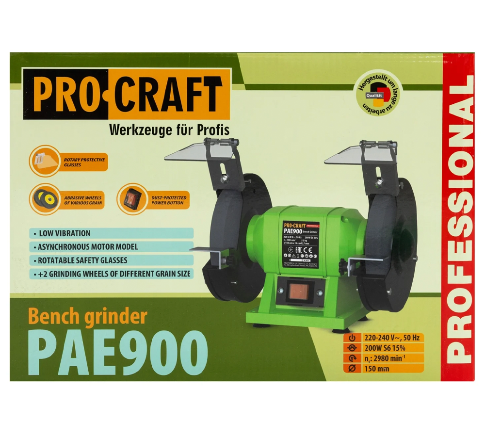 Polizor de banc ProCraft PAE900 200w 150mm-4