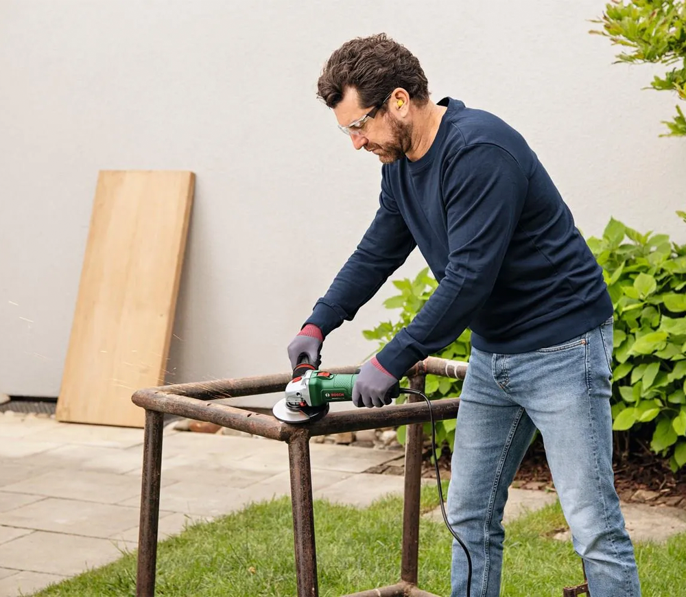Угловая шлифмашина BOSCH UniversalGrind 850-125 850вт 125мм-3