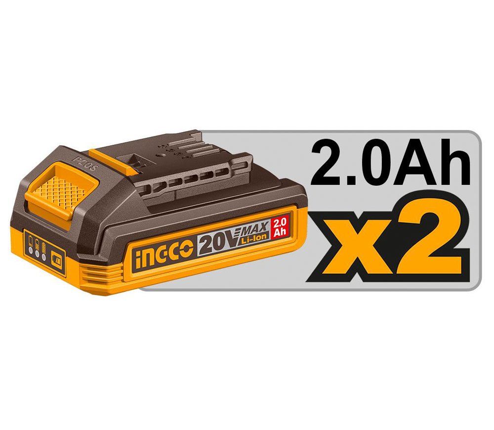Suflantă cu acumulator INGCO CABLI204282 8500l/min 20V 2Ah-4