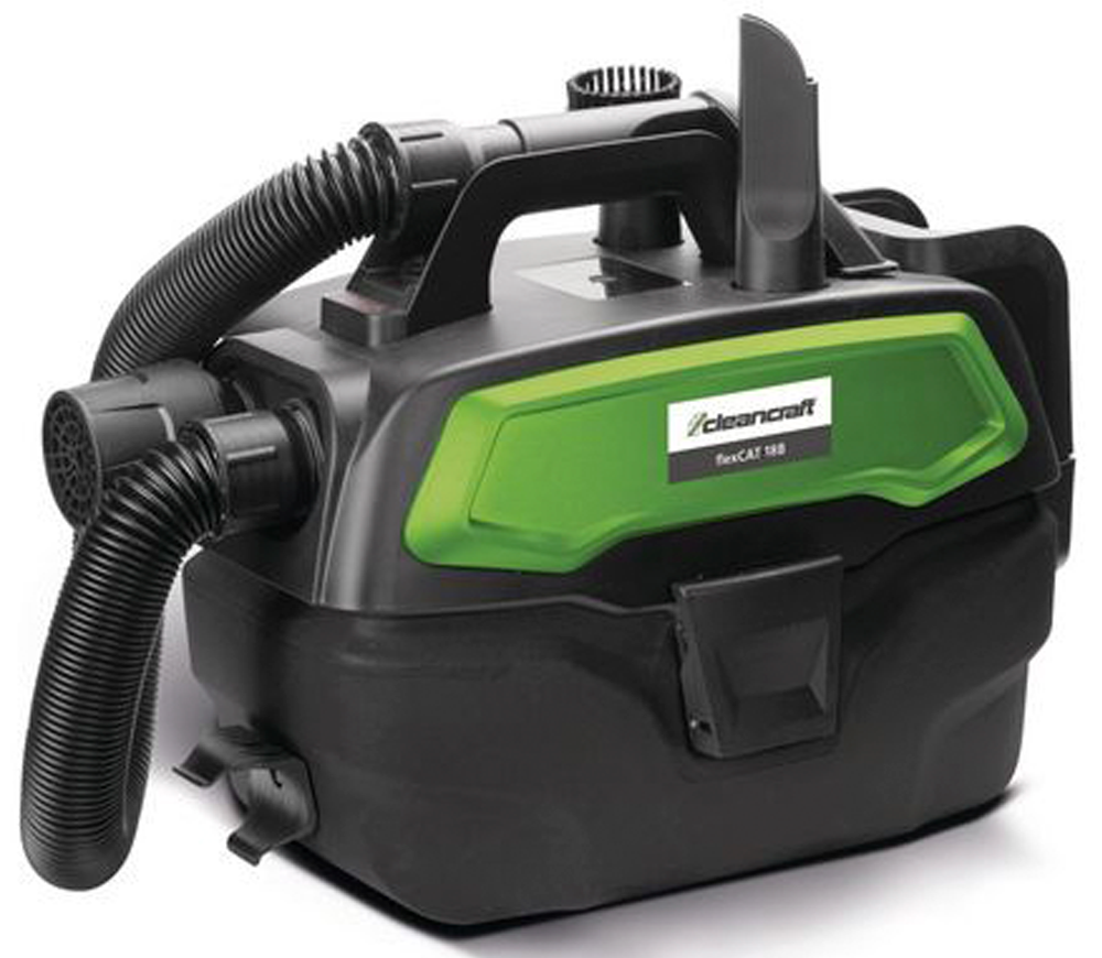 Aspirator industrial cu accumulator Cleancraft 18V 2Ah flexCAT 18B 110mbar 7.5L-2