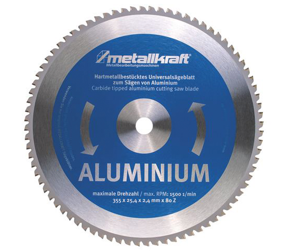 Disc pentru fierastrau electric Metallkraft 3853502 355mm 2.4mm Aluminiu