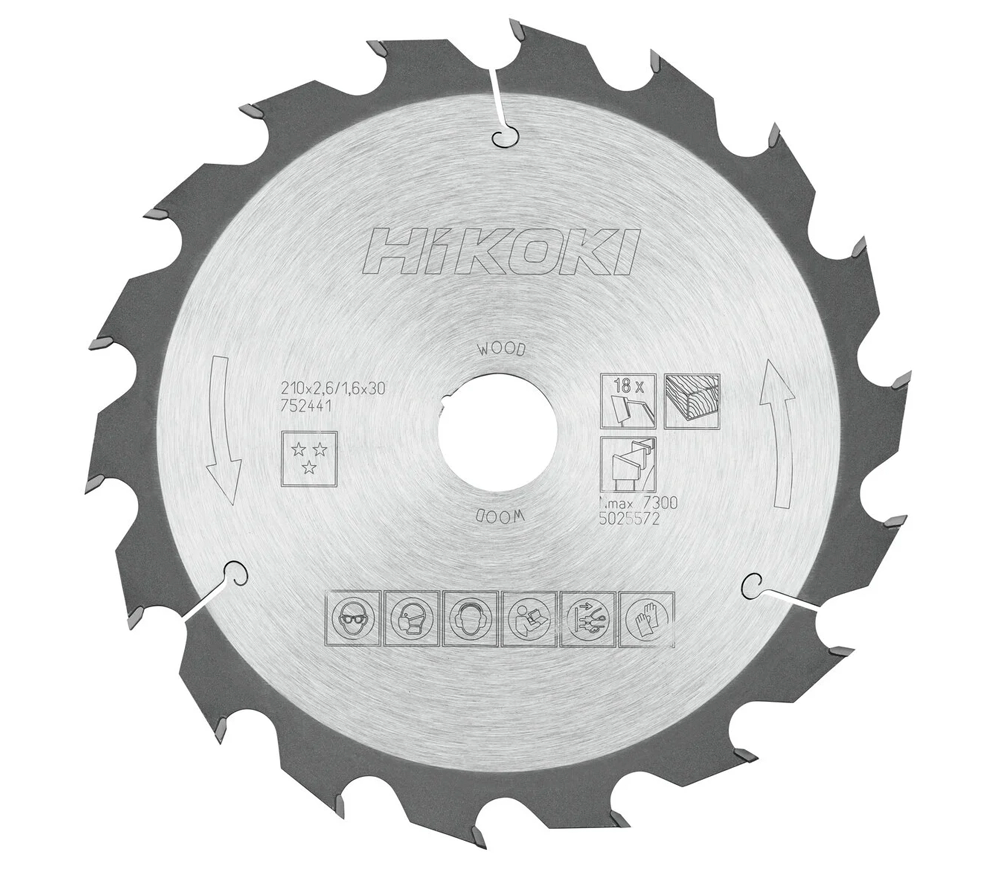 Disc pentru fierastrau electric HIKOKI 752441 210mm 1.6mm Lemn