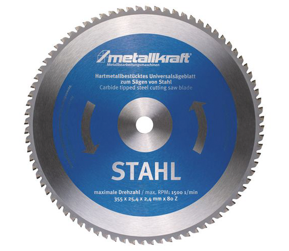 Disc pentru fierastrau electric Metallkraft 3853504 355mm 2.4mm Oțel