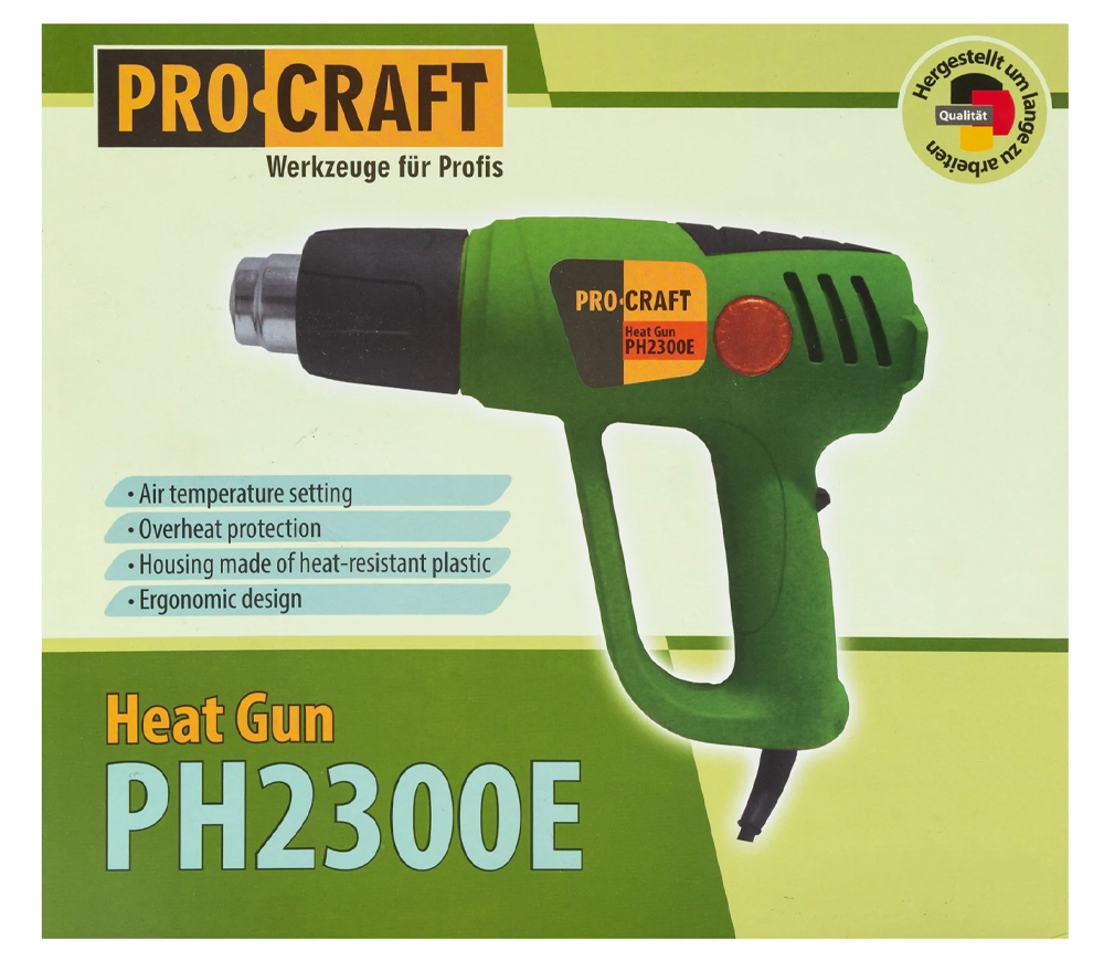 Suflantă de aer cald ProCraft PH2300E 2000w 600°C-8