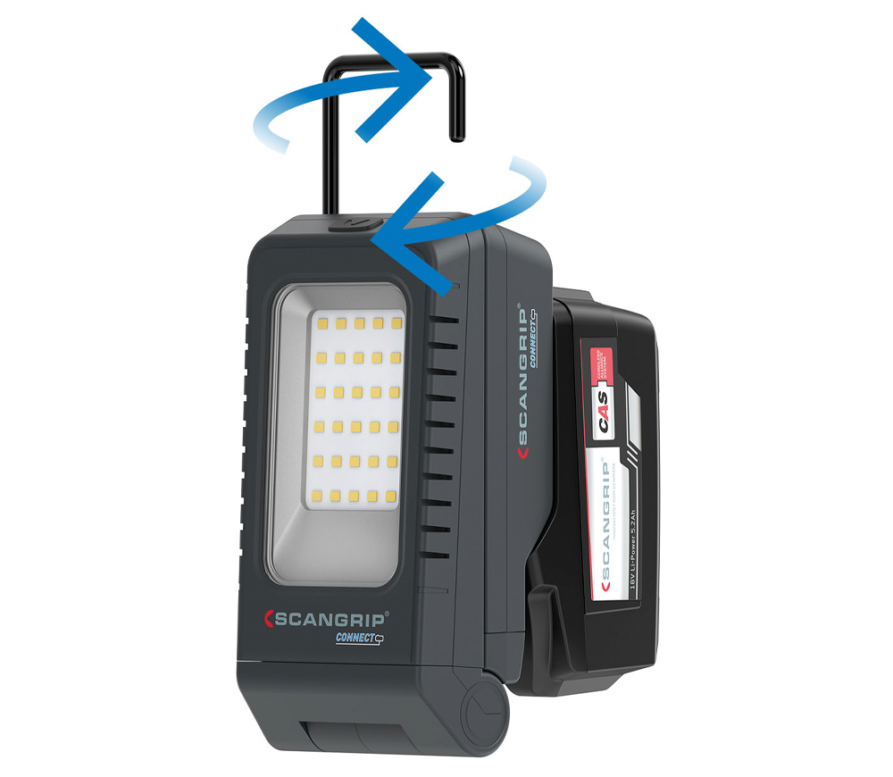 Lanternă construcții cu acumulator Scangrip Basic Connect 03.6109C 1000lm 18V-5