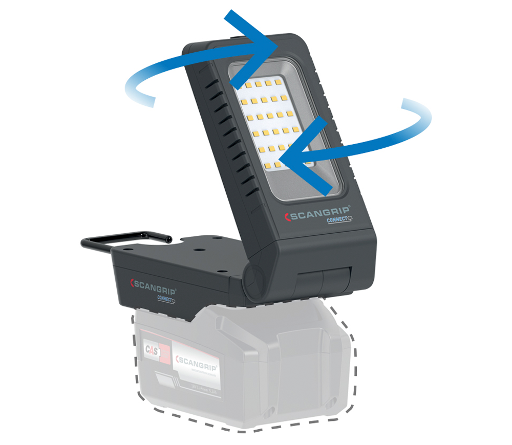 Lanternă construcții cu acumulator Scangrip Basic Connect 03.6109C 1000lm 18V-6