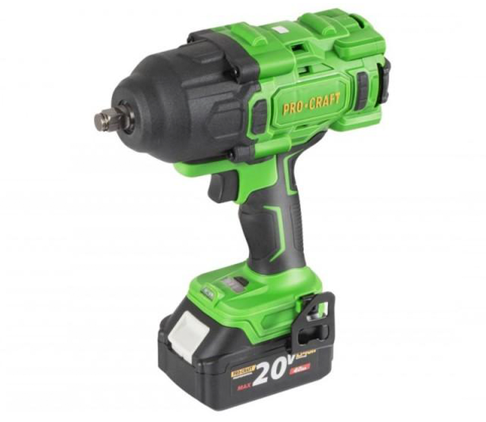 Mașină de înșurubat cu impact cu acumulator (fără bat) ProCraft PWA80 20V 1600Nm