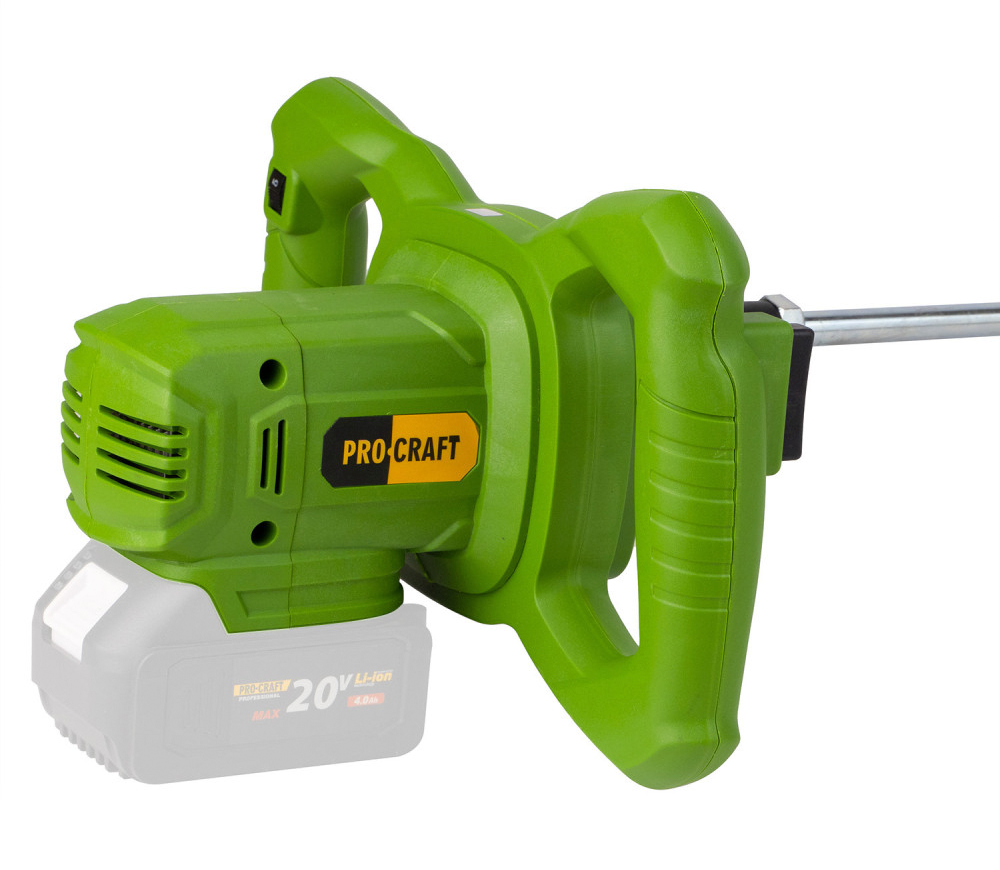 Mașină de amestecat mortar cu acumulator (fără bat) ProCraft PMM20 20V-4