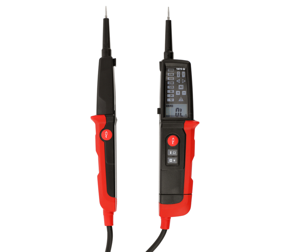 Tester bipolar de tensiune cu test RCD YATO YT28330 6/1000V-2