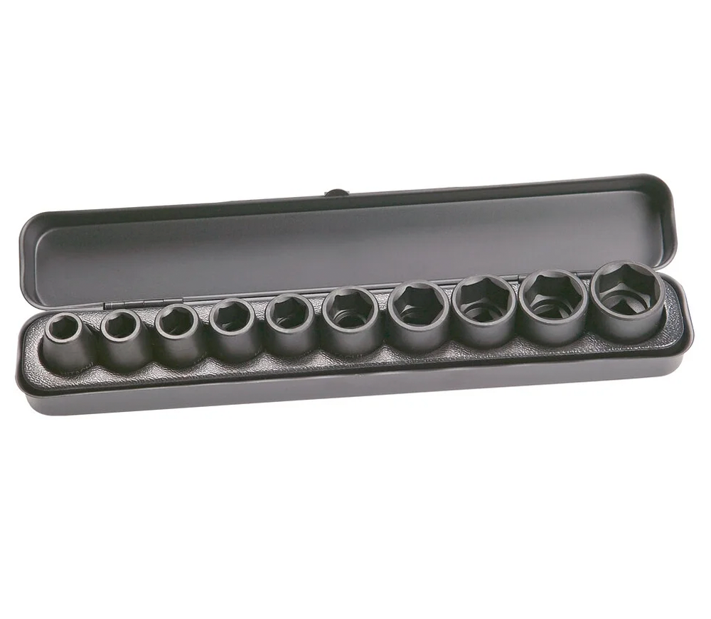 Set capete tubulare de impact 1/2″, 10 piese HIKOKI 751879 10-24  mm