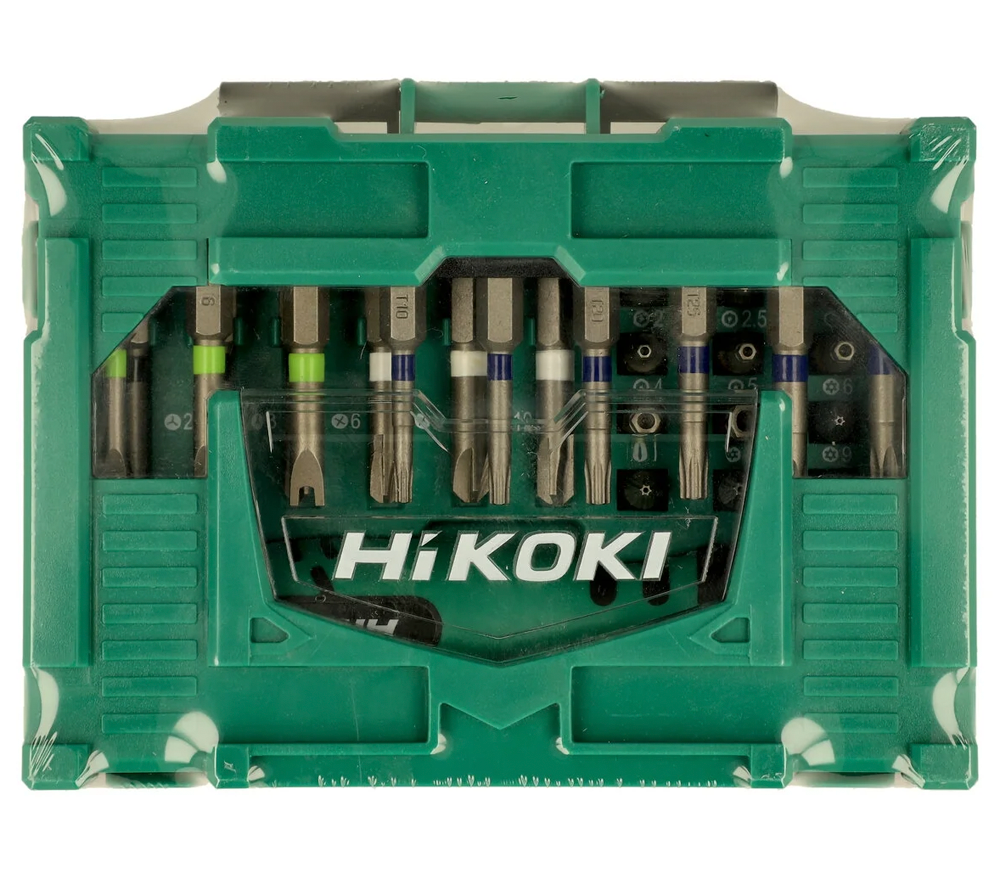 Набор бит 31 предмет с ручкой HIKOKI 40030023 PH/SL/TX-4