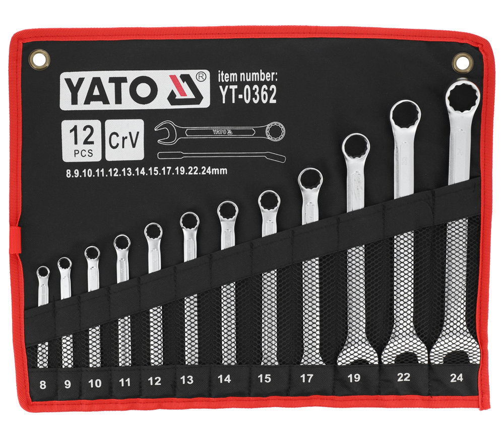 Set 12 chei combinate YATO YT0362 8-24mm-2