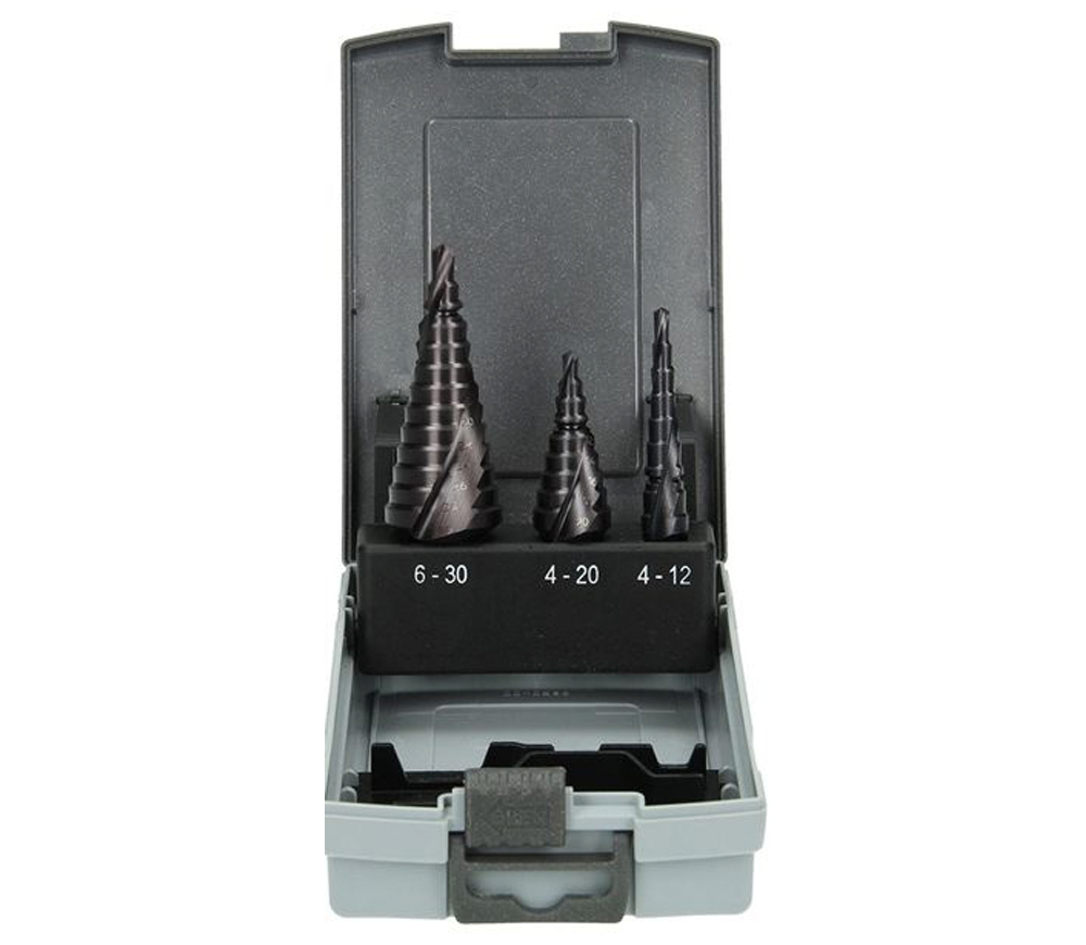 Set de burghie &icirc;n trepte HIKOKI 780104 4-30mm HSS-TIN