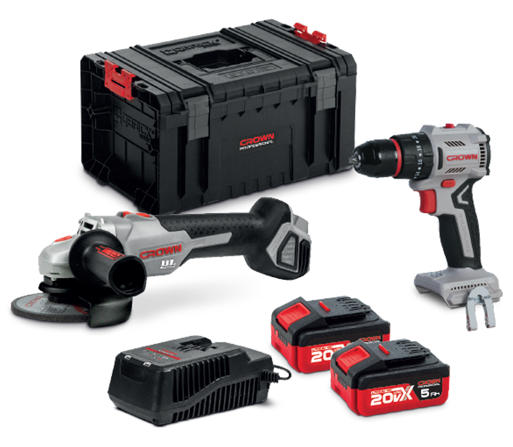 Set de unelte cu acumulator CROWN K-DC24 IMC