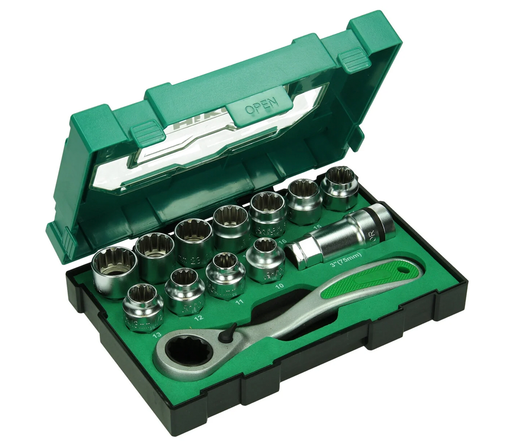 Set chei tubulare 13 piese HIKOKI 40030033 10-21 mm-2