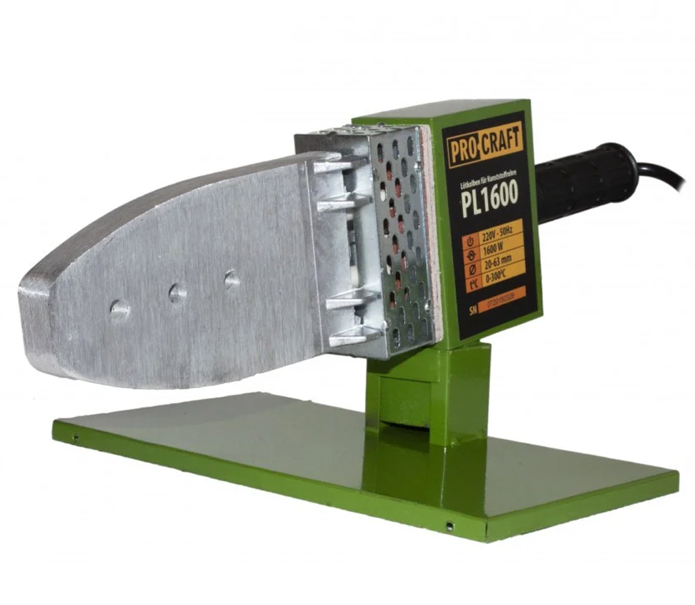Aparat de lipit tevi din polipropilena ProCraft PL1600 800w 20/25/32/40/50/63mm