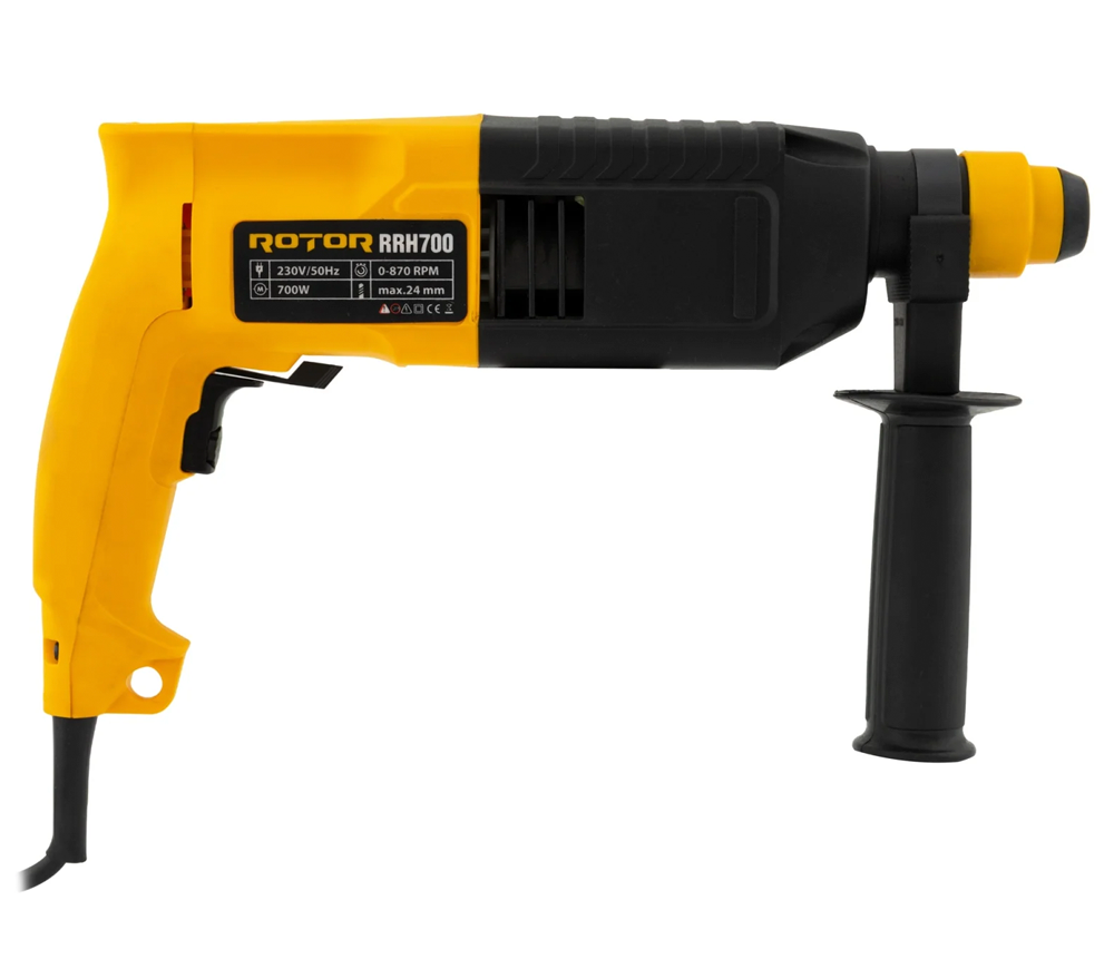 Перфоратор ROTOR RRH700 700вт SDS-Plus-3