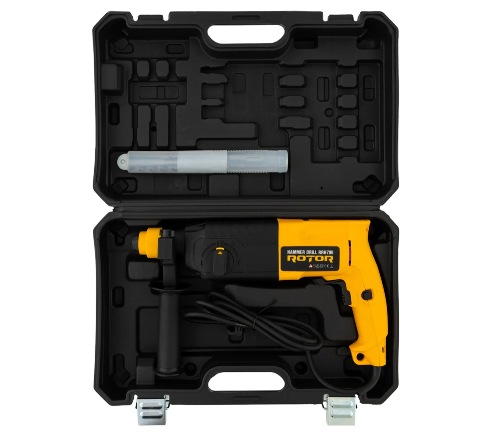 Перфоратор ROTOR RRH700 700вт SDS-Plus-8