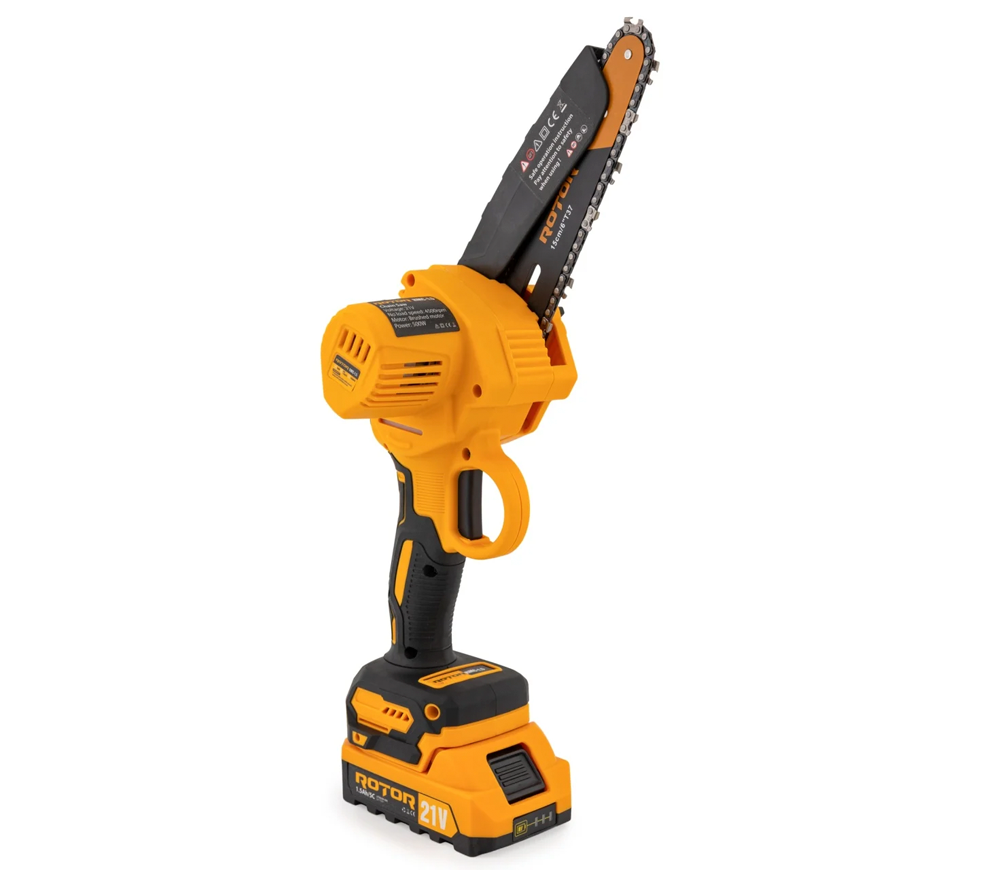 Fierăstrău cu lanț cu acumulator ROTOR RMC-1.5 150/200mm 21V 1.5Ah-5