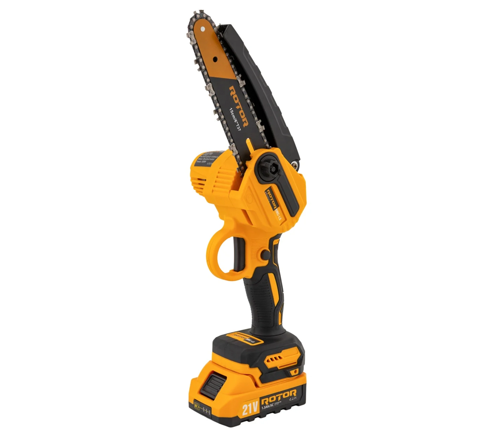 Fierăstrău cu lanț cu acumulator ROTOR RMC-1.5 150/200mm 21V 1.5Ah