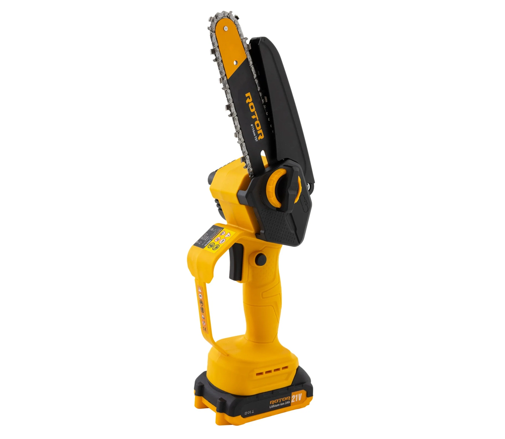 Fierăstrău cu lanț cu acumulator ROTOR RBS-62 150mm 21V 2Ah-3