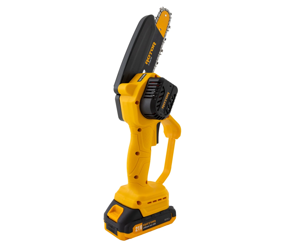 Fierăstrău cu lanț cu acumulator ROTOR RBS-62 150mm 21V 2Ah-5
