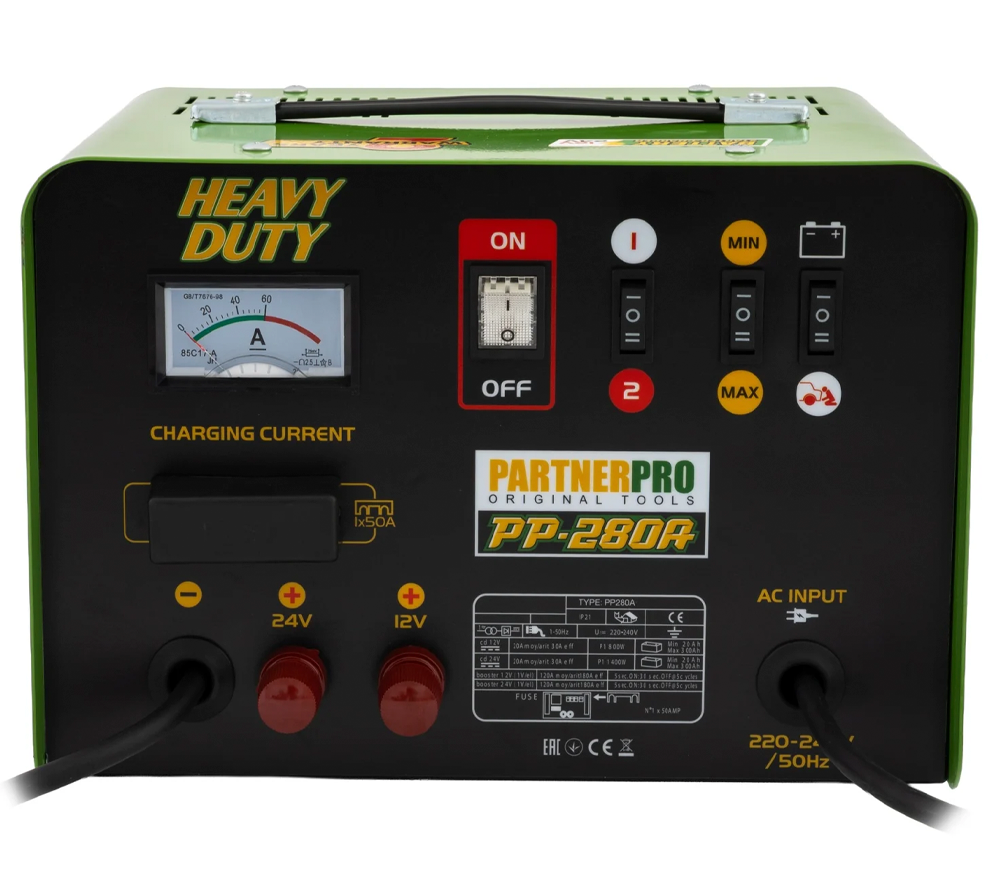 Dispozitiv de pornire-încărcare PARTENERPRO PP-280A 280A 12/24V-2