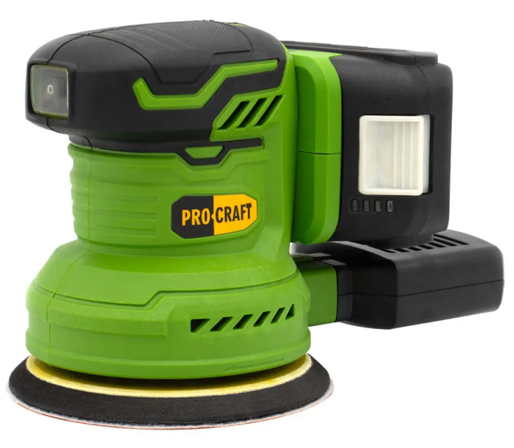 Mașină de șlefuit excentrică fără fir (fără bat) ProCraft PX20BL 125mm 20V