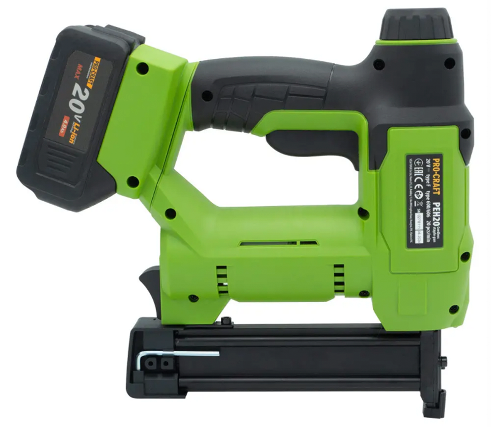 Capsator cu acumulator (fără bat) ProCraft PEH20 20bat/min 20V-4