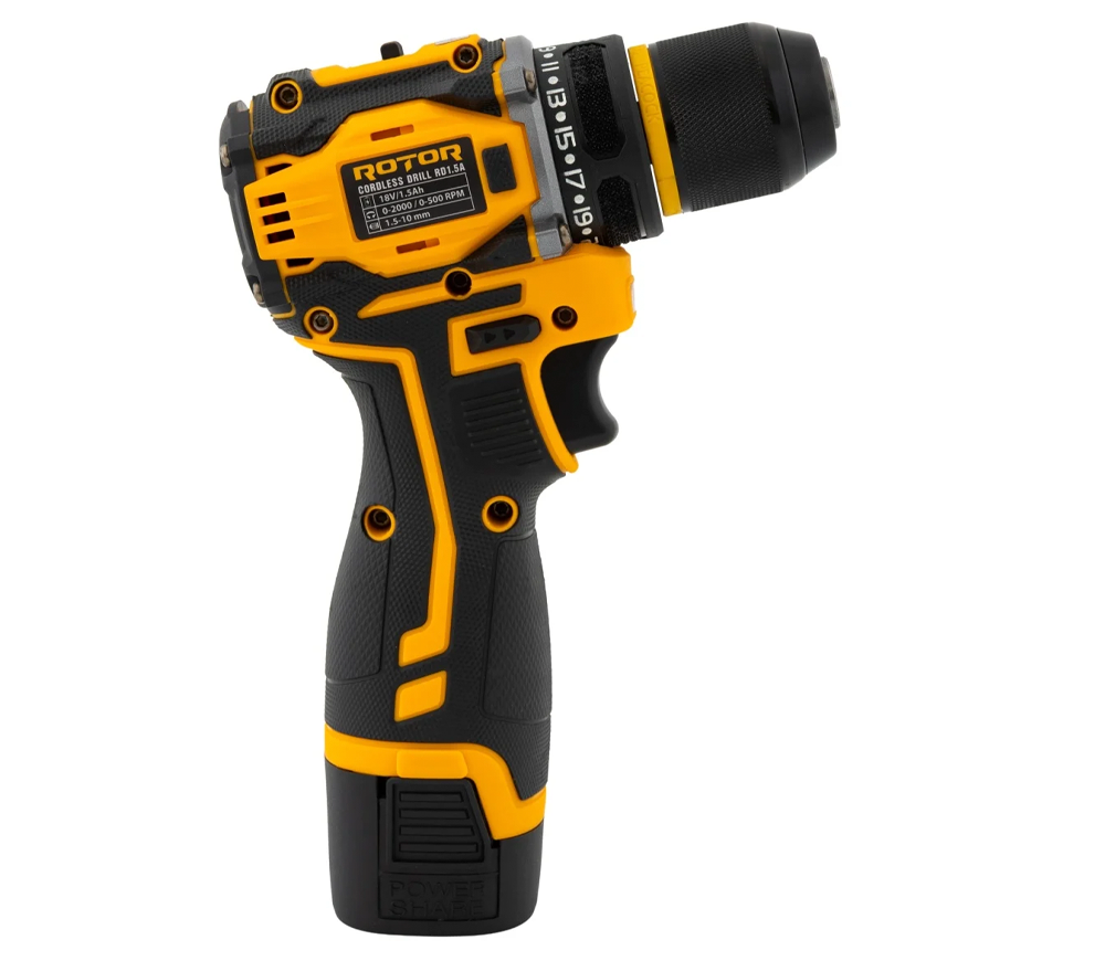 Mașină de înșurubat cu acumulator ROTOR RD1.5A 18V 1.5Ah-3