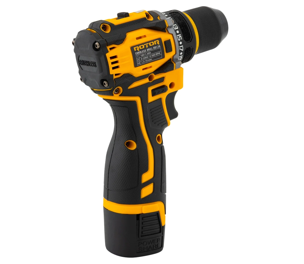 Mașină de înșurubat cu acumulator ROTOR RD1.5A 18V 1.5Ah-4