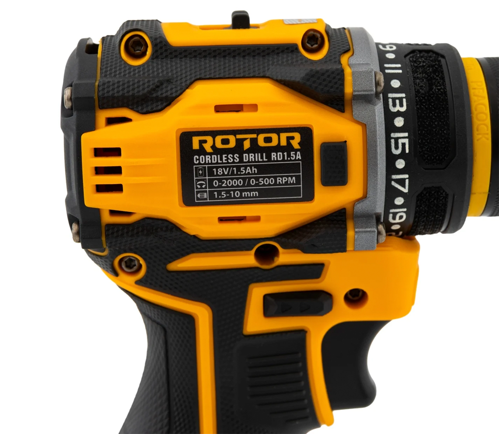 Mașină de înșurubat cu acumulator ROTOR RD1.5A 18V 1.5Ah-6