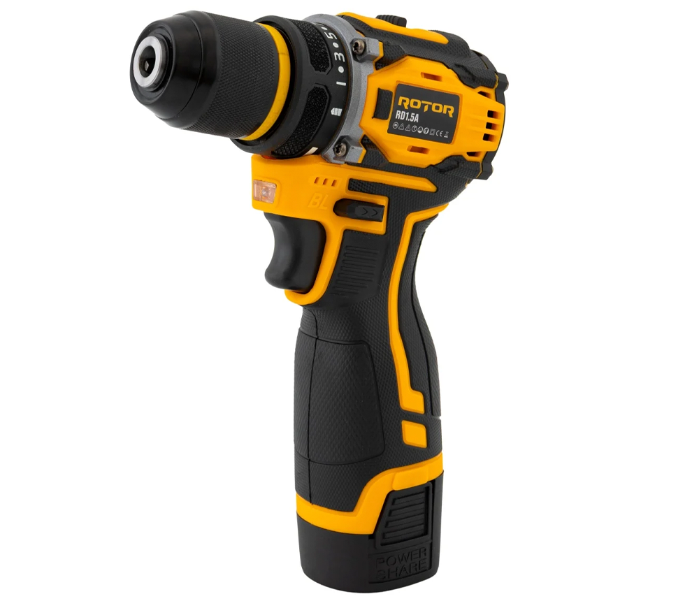 Mașină de înșurubat cu acumulator ROTOR RD1.5A 18V 1.5Ah