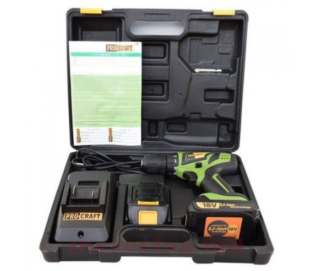 Mașină de &icirc;nșurubat cu acumulator ProCraft PA18Pro 20V 2Ah-2