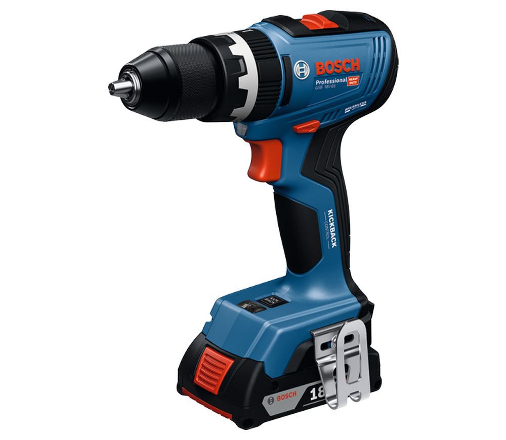 Mașină de înșurubat cu percuție cu acum. BOSCH GSB 18V-65 18V 4Ah-2