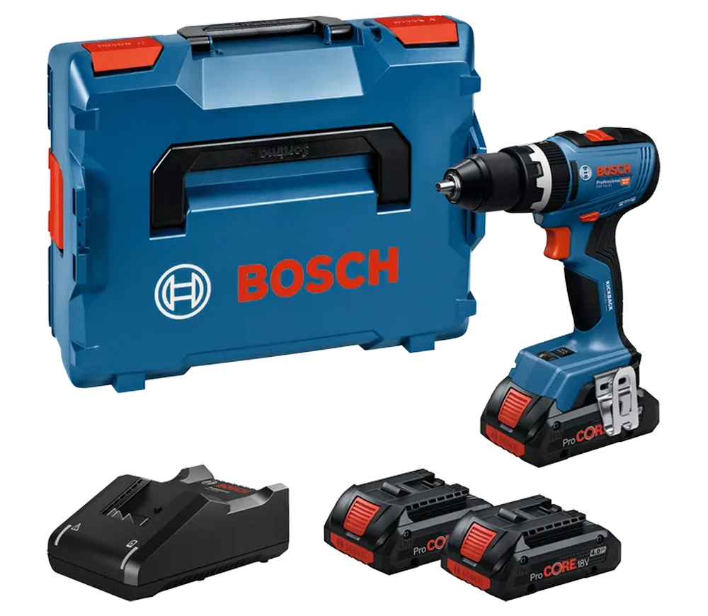 Mașină de înșurubat cu percuție cu acum. BOSCH GSB 18V-65 18V 4Ah